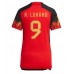 Belgia Romelu Lukaku #9 Hjemmedrakt Dame VM 2022 Korte ermer